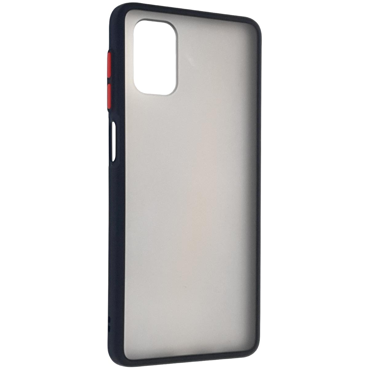 Чехол накладка SKIN SHELL для SAMSUNG Galaxy M51 (SM-515), пластик, силикон, цвет окантовки черный
