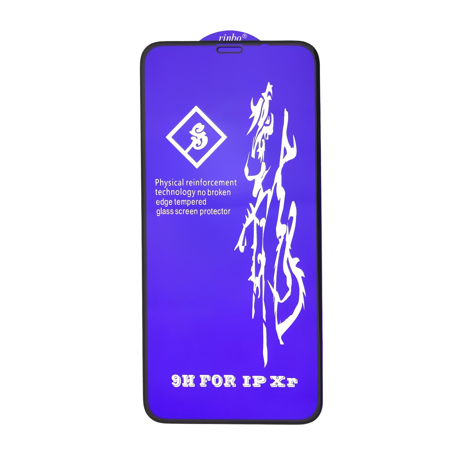 Защитное стекло 6D Rinbo для APPLE iPhone XR, iPhone 11, цвет окантовки черный