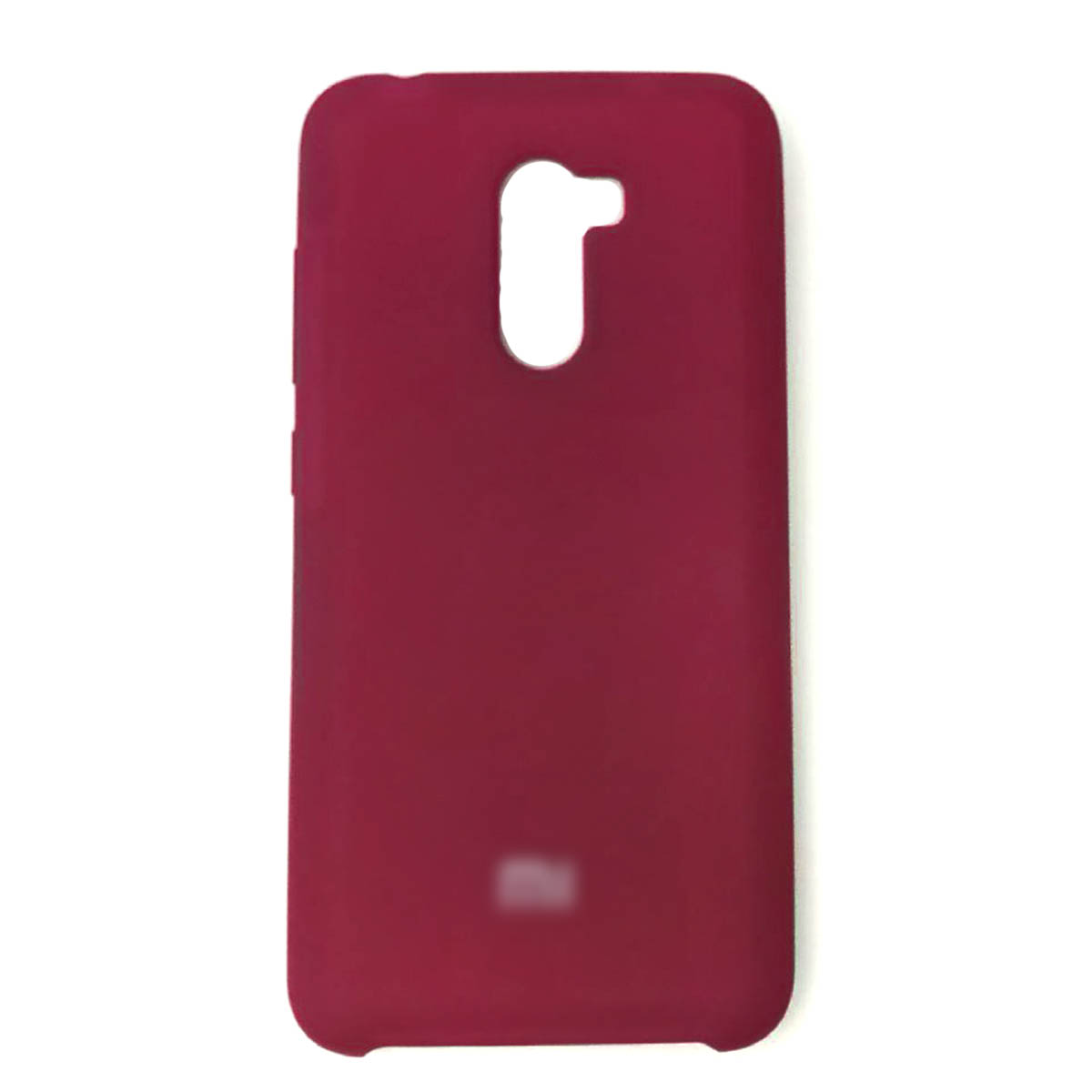 Чехол накладка Silicon Cover для XIAOMI POCOPHONE F1, силикон, бархат, цвет вишневый