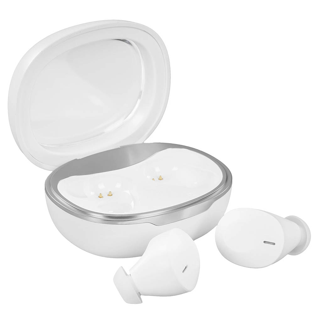 Гарнитура (наушники с микрофоном) беспроводная, HOCO EQ3 Smart, Bluetooth 5.3, LCD дисплей, цвет белый