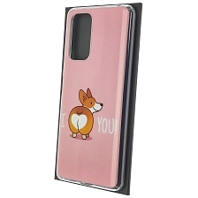 Чехол накладка для XIAOMI Redmi Note 10 Pro, силикон, рисунок I love you