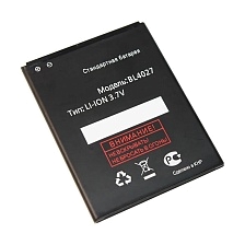 АКБ (Аккумулятор) BL4027 для телефона FLY IQ4410 Quad Phoenix, 2000mAh, 7.4Wh, цвет черный АКБ (Аккумулятор) BL4027 для телефона FLY IQ4410 Quad Phoenix, 2000mAh, 7.4Wh, цвет черный