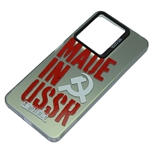 Чехол накладка для XIAOMI Redmi Note 13 4G, защита камеры, силикон, рисунок MADE IN USSR Чехол накладка для XIAOMI Redmi Note 13 4G, защита камеры, силикон, рисунок MADE IN USSR