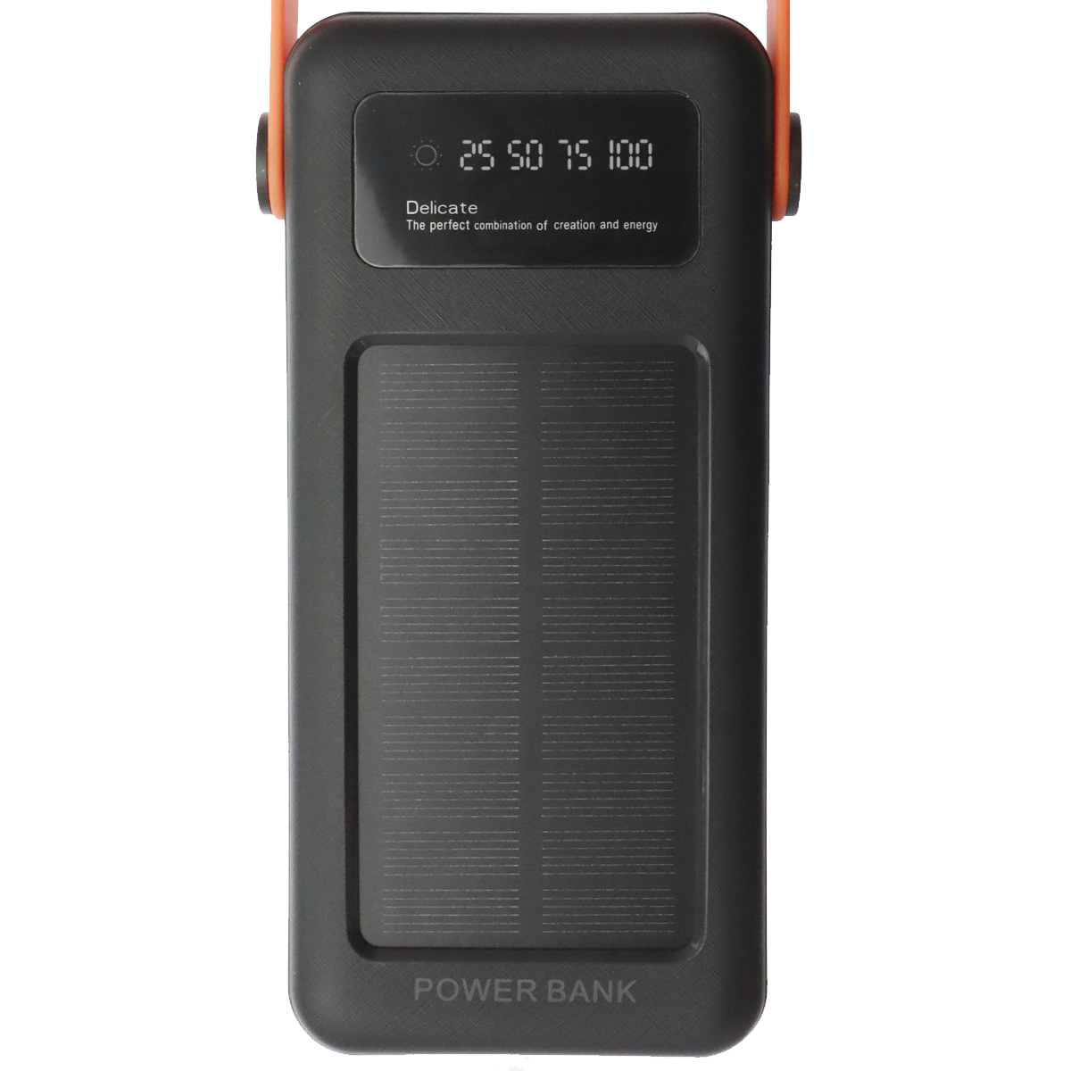 Внешний аккумулятор, Power Bank P635, солнечная батарея, 30000 mAh, цвет черный