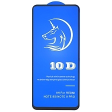 Защитное стекло 10D для XIAOMI Redmi Note 9S, Note 9 Pro, цвет окантовки черный