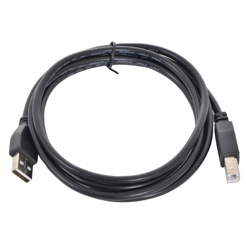 Кабель AM-BM DEFENDER USB04-17 для принтера, сканера, МФУ, USB2.0, 5.0 м, цвет черный Кабель AM-BM DEFENDER USB04-17 для принтера, сканера, МФУ, USB2.0, 5.0 м, цвет черный