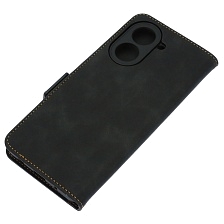 Чехол книжка NICE для XIAOMI Redmi A5, POCO C71, защита камеры, экокожа, силикон, цвет черный