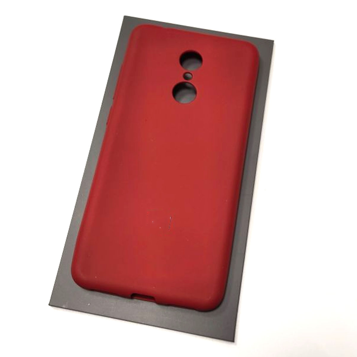 Чехол накладка для XIAOMI Redmi 5, силикон, цвет бордовый