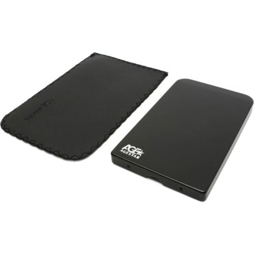 Контейнер для HDD 2.5" IDE AgeStar IUB2O1, USB 2.0, черный.