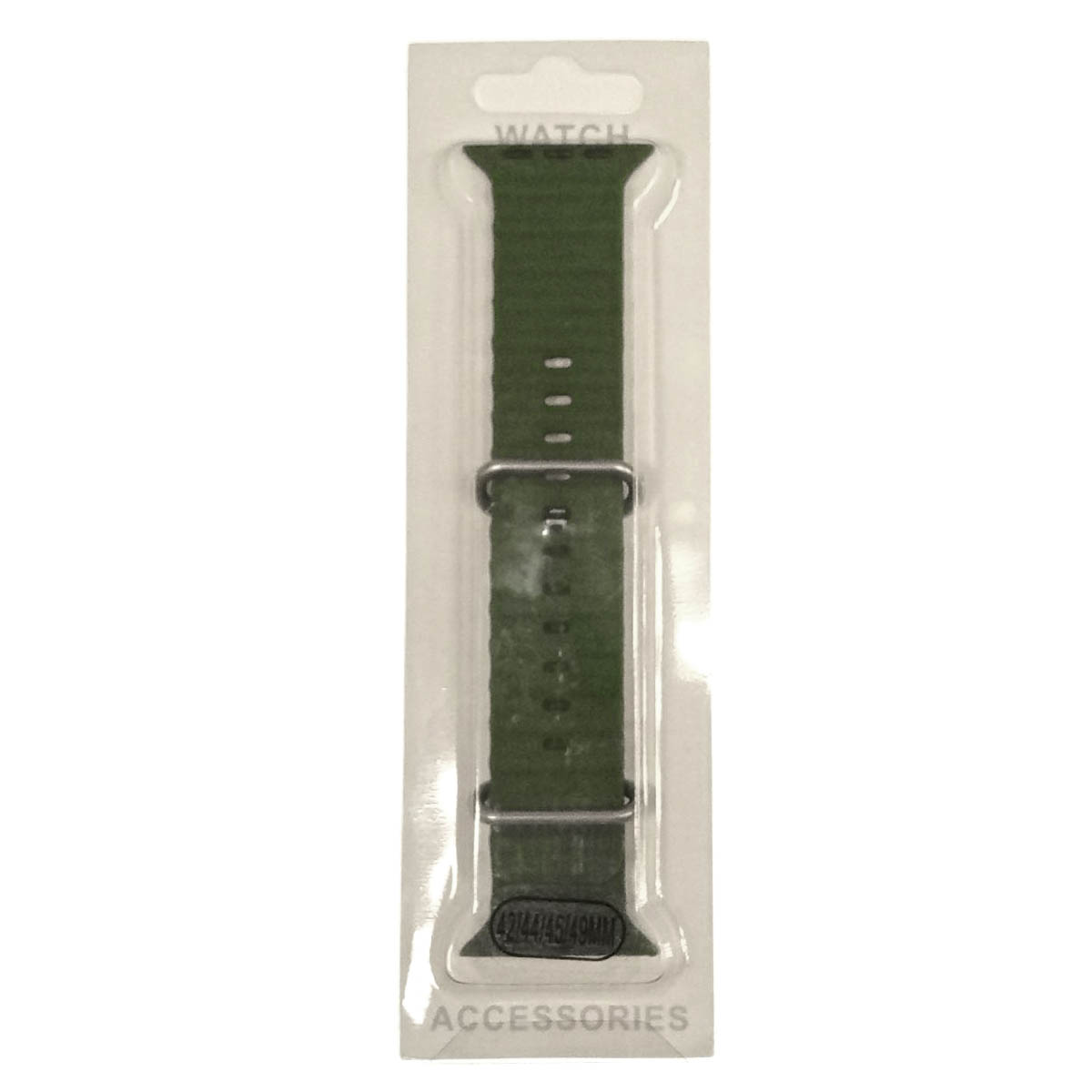 Ремешок для APPLE Watch 42, 44, 45, 49, силикон, матовый, цвет зеленый