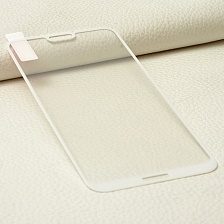 Защитное стекло 2D Full glass для Huawei P20 Plus/P20 Pro /тех.пак/ белый.