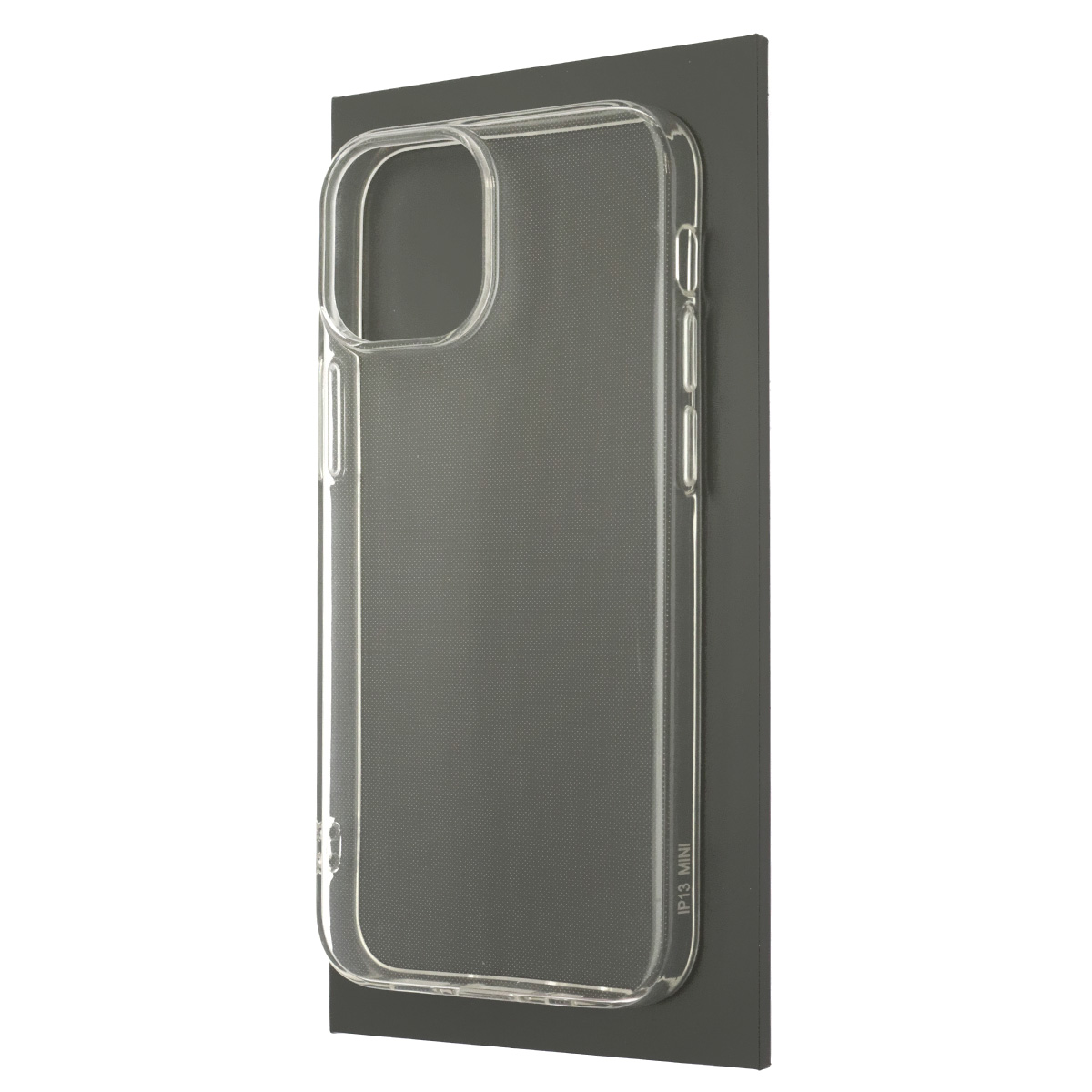 Чехол накладка для APPLE iPhone 13 mini (5.4), силикон, бортик для защиты камеры, цвет прозрачный