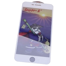 Защитное стекло Super-A+ для APPLE iPhone 7 Plus, iPhone 8 Plus, цвет окантовки белый Защитное стекло Super-A+ для APPLE iPhone 7 Plus, iPhone 8 Plus, цвет окантовки белый