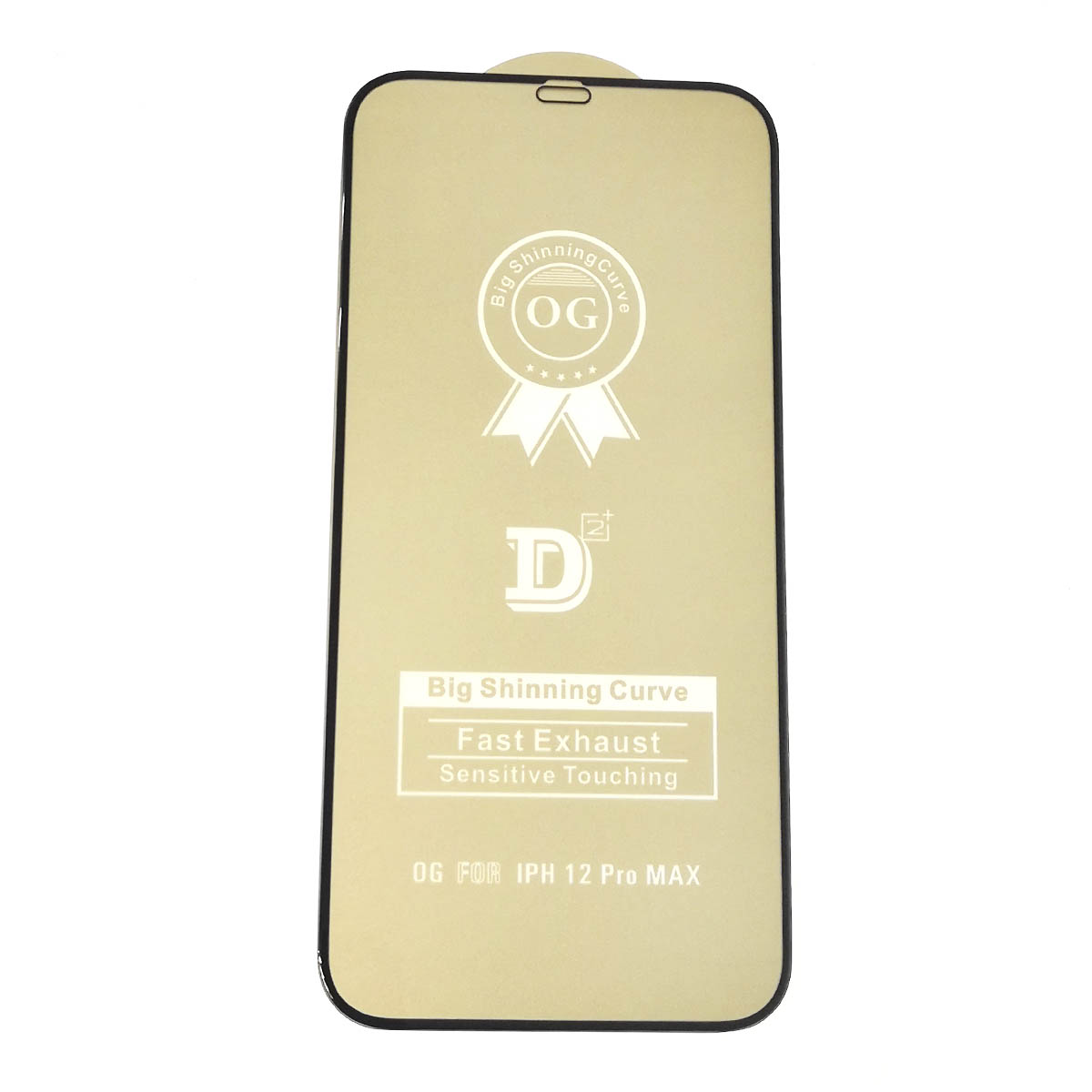 Защитное стекло D2+ PREMIUM для APPLE iPhone 12 Pro Max (6.7"), цвет окантовки черный Защитное стекло D2+ PREMIUM для APPLE iPhone 12 Pro Max (6.7"), цвет окантовки черный