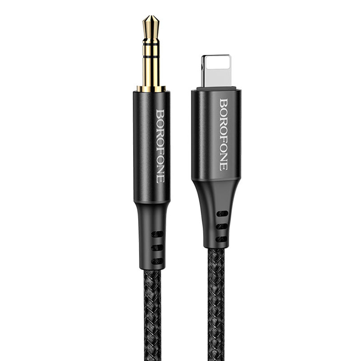 Аудио кабель BOROFONE BL7 Lightning 8 pin на AUX, длина 1 метр, цвет черный
