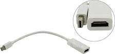 Переходник mini Displayport - HDMI, длина 20 сантиметров, цвет белый