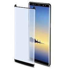 Защитное стекло 3D PREMIUM для SAMSUNG Galaxy NOTE 8 (SM-N950), кант черный клеется вся поверхность.