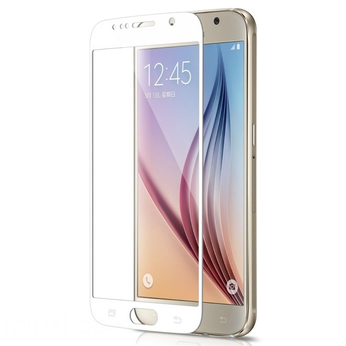 Защитное стекло 5D SAMSUNG Galaxy A5 2017 (A5 2017) (плоское) белый UD.