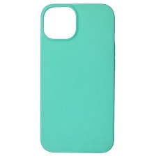 Чехол накладка Soft Touch для APPLE iPhone 13 (6.1"), силикон, цвет бирюзовый