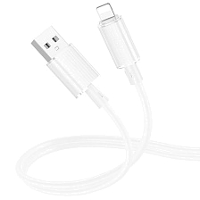 Кабель BOROFONE BX112 Lightning 8 pin, 2.4A, длина 1 метр, цвет белый Кабель BOROFONE BX112 Lightning 8 pin, 2.4A, длина 1 метр, цвет белый