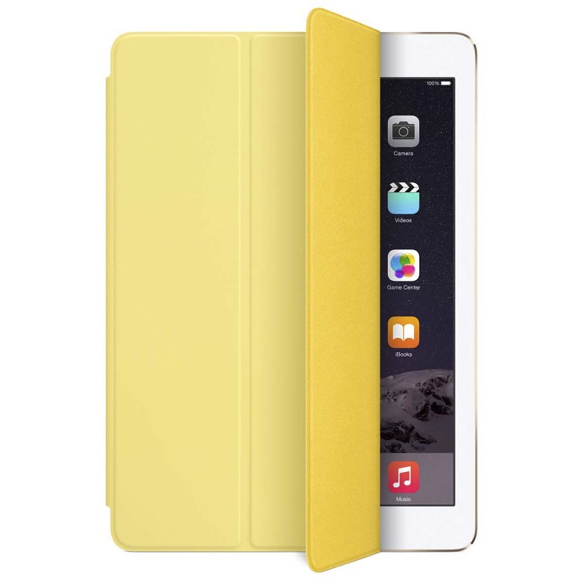 Чехол книжка SMART CASE для APPLE iPad PRO 2018 (11.0"), экокожа, бархат, цвет желтый.