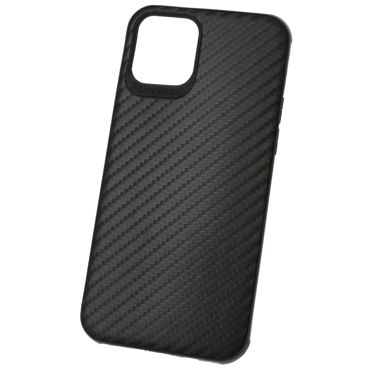 Чехол накладка для APPLE iPhone 12 (6.1"), iPhone 12 Pro (6.1"), силикон, карбон, цвет черный