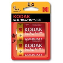 Батарейка KODAK Extra Super Heavy Duty R20 BL2 Батарейка KODAK Extra Super Heavy Duty R20 BL2