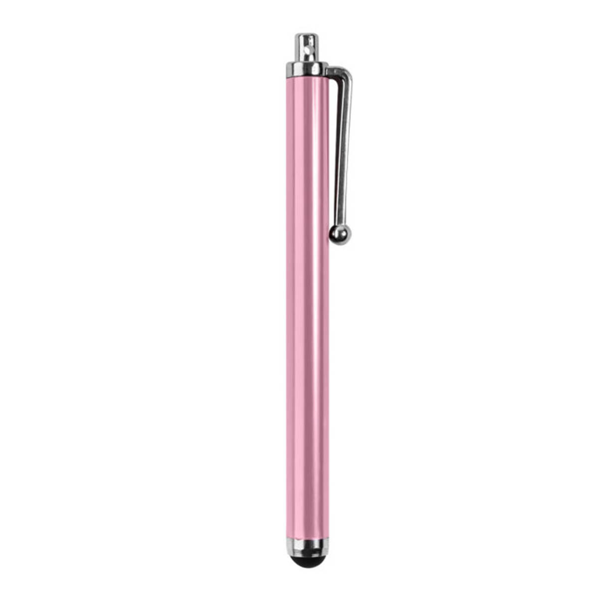 Стилус емкостной для смартфонов и планшетных ПК, длина 11 см, цвет пурпурно розовый