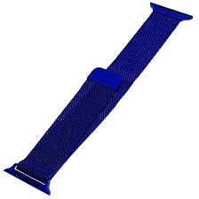 Ремешок bikson для APPLE Watch, сетчатый, миланская петля Milano Loop, 42 - 44 mm, цвет темно синий