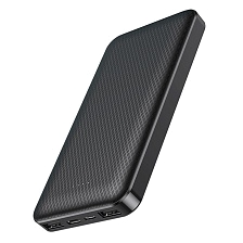 Внешний портативный аккумулятор, Power Bank BOROFONE BJ3 Minimalist, 10000 mAh, цвет черный