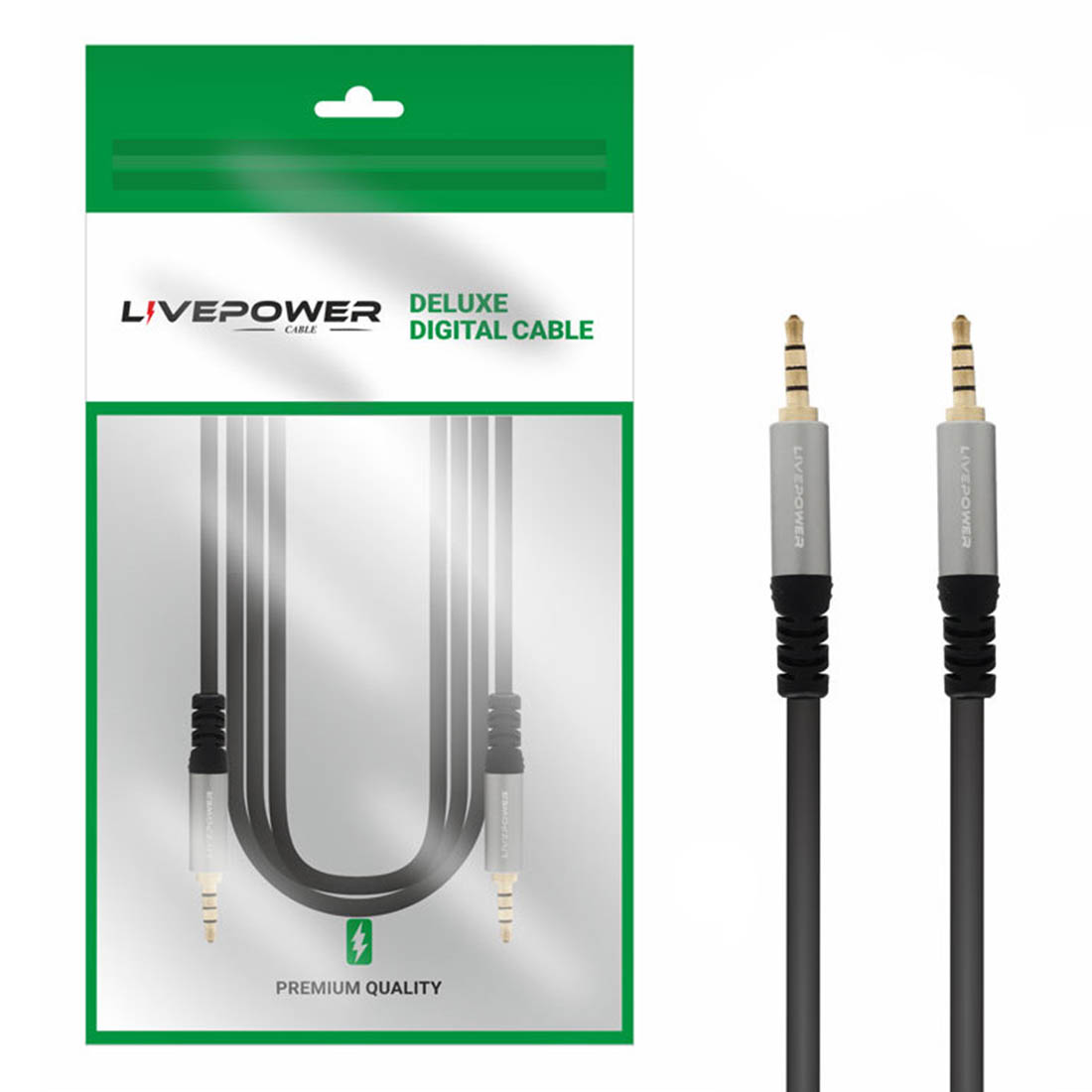 Кабель AUX Live Power H227, Jack 3.5 мм (M) 4 pin на Jack 3.5 мм (M) 4 pin, 1.8 м, цвет черный Кабель AUX Live Power H227, Jack 3.5 мм (M) 4 pin на Jack 3.5 мм (M) 4 pin, 1.8 м, цвет черный