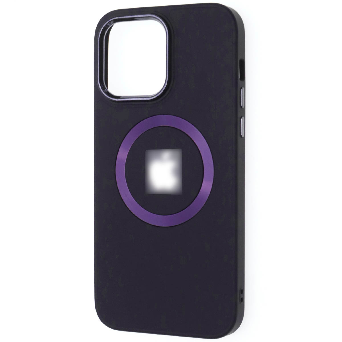Чехол накладка с поддержкой MagSafe для APPLE iPhone 14 Pro Max (6.7"), силикон, пластик, цвет темно фиолетовый