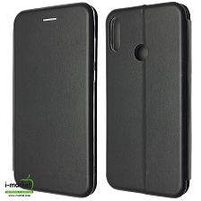 Чехол книжка STYLISH для ASUS ZenFone MAX Pro M2 ZB631KL, экокожа, визитница, цвет черный