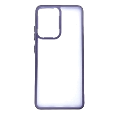 Чехол накладка для SAMSUNG Galaxy A32, силикон, пластик, цвет окантовки сиреневый