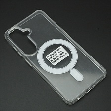 Чехол накладка Clear Case для SAMSUNG Galaxy S26, с поддержкой MagSafe, силикон, прозрачный