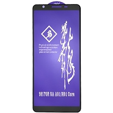 Защитное стекло 6D Rinbo для SAMSUNG Galaxy A01 Core (SM-A013), цвет окантовки черный Защитное стекло 6D Rinbo для SAMSUNG Galaxy A01 Core (SM-A013), цвет окантовки черный
