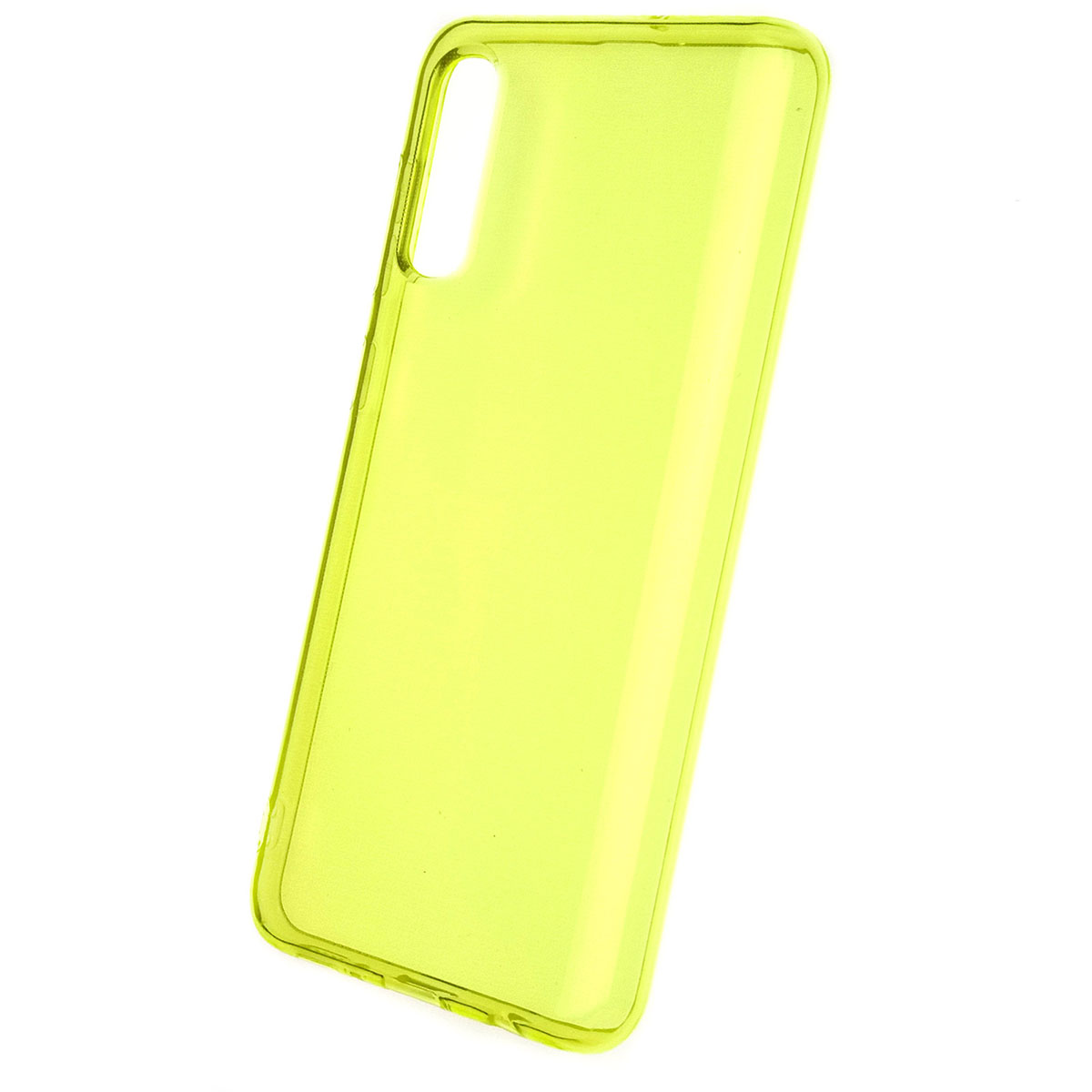 Чехол накладка Clear Case для SAMSUNG Galaxy A50 (SM-A505), A30s (SM-A307), A50s (SM-A507), силикон, прозрачно желтый.