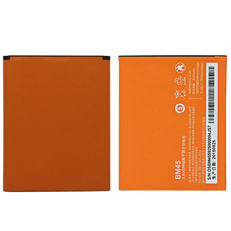 АКБ (Аккумулятор) BM45 для Redmi Note 2, Redmi Note 2 Prime (Original).
