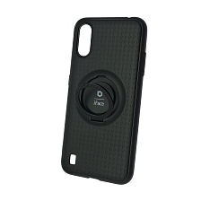 Чехол накладка iFace для SAMSUNG Galaxy A01 (SM-A015), силикон, кольцо держатель, цвет черный. Чехол накладка iFace для SAMSUNG Galaxy A01 (SM-A015), силикон, кольцо держатель, цвет черный.