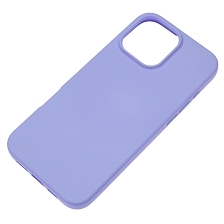 Чехол накладка NANO для APPLE iPhone 16 Pro Max (6.9"), силикон, бархат, цвет сиреневый