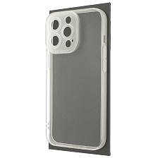 Чехол накладка CATEYES для APPLE iPhone 13 Pro (6.1), защита камеры, силикон, цвет прозрачный