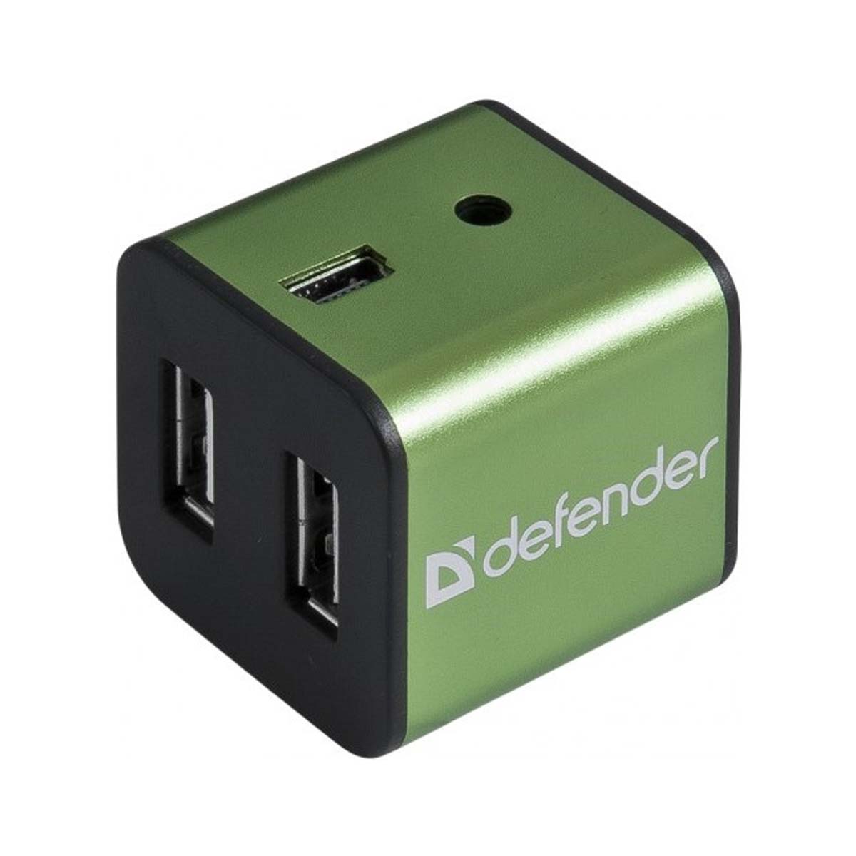 USB разветвитель DEFENDER Quadro Iron, USB 2.0, 4 порта