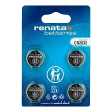 Батарейка RENATA CR2032 BL4 Lithium 3V