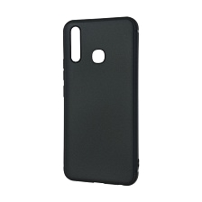 Чехол накладка для Vivo Y19, U3, Y5S, U20, Z5i, силикон, матовый, цвет черный.