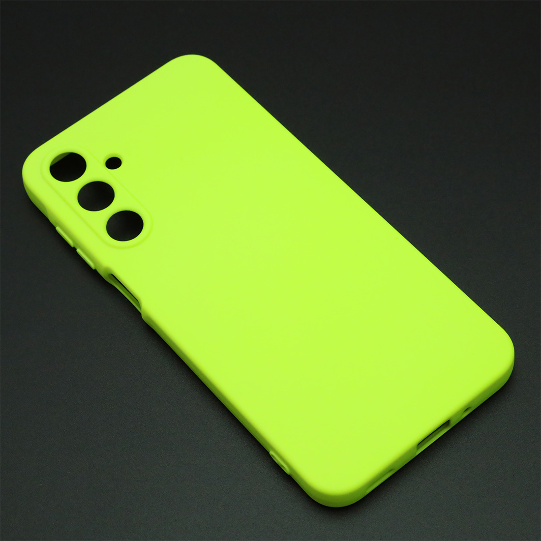 Чехол накладка NANO для SAMSUNG Galaxy A16 4G, защита камеры, силикон, бархат, цвет салатовый