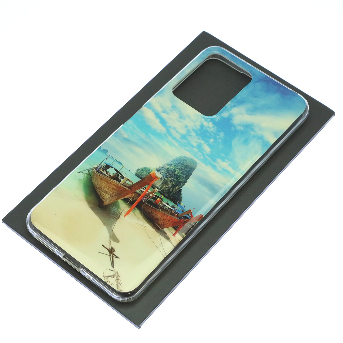 Чехол накладка для XIAOMI Redmi Note 12 4G, силикон, глянцевый, рисунок Пляж