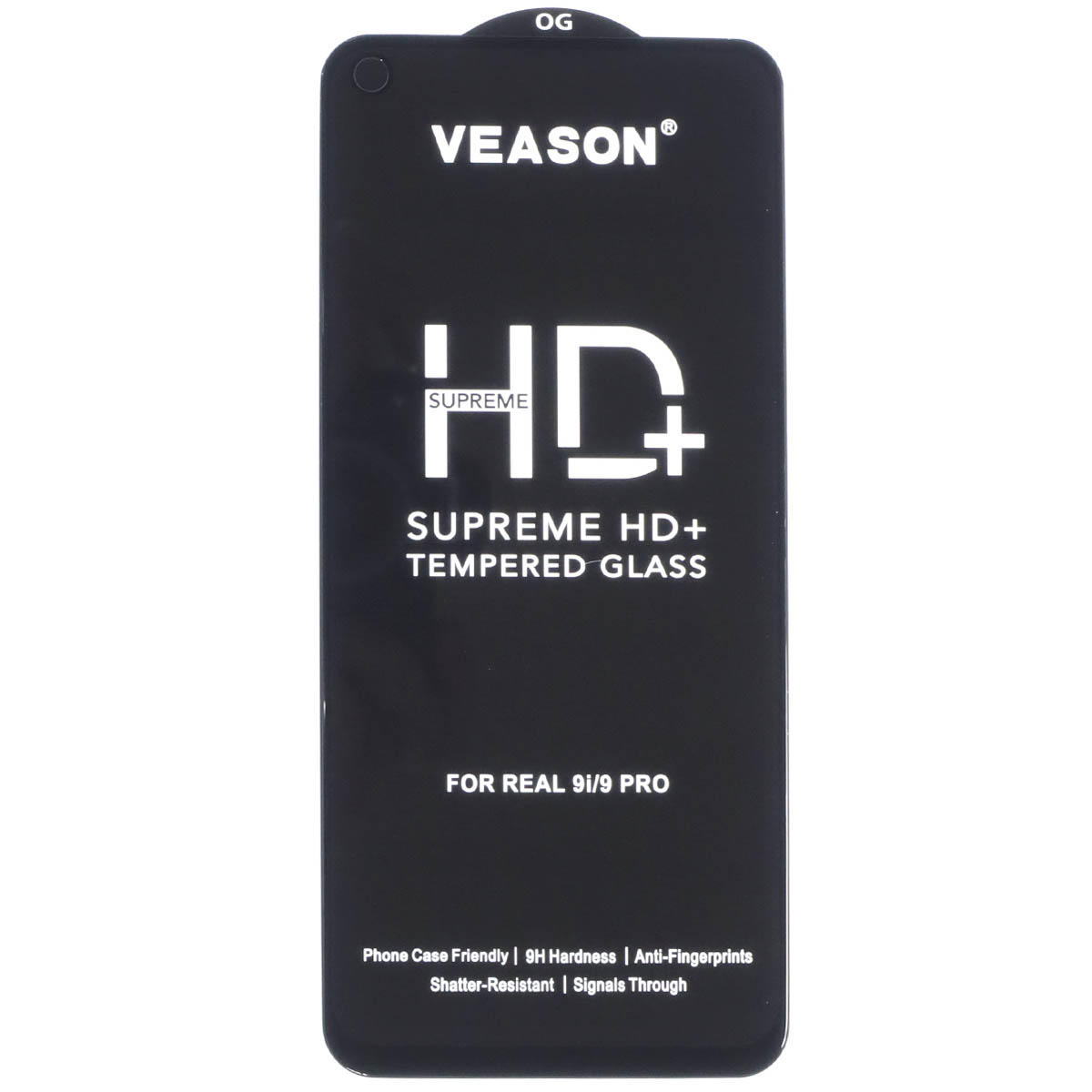 Защитное стекло VEASON HD+ для Realme 9i, Realme 9 Pro, цвет окантовки черный