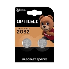 Батарейка OPTICELL CR2032 BL2 Lithium 3V Батарейка OPTICELL CR2032 BL2 Lithium 3V