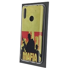 Чехол накладка для HUAWEI P Smart 2019 (POT-LX1), Honor 10 Lite (HRY-LX1), силикон, рисунок MAFIA