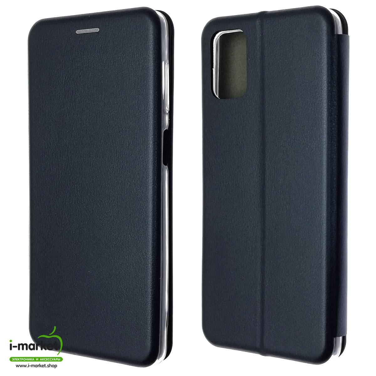 Чехол книжка STYLISH для SAMSUNG Galaxy M51 (SM-M515), экокожа, визитница, цвет темно синий Чехол книжка STYLISH для SAMSUNG Galaxy M51 (SM-M515), экокожа, визитница, цвет темно синий